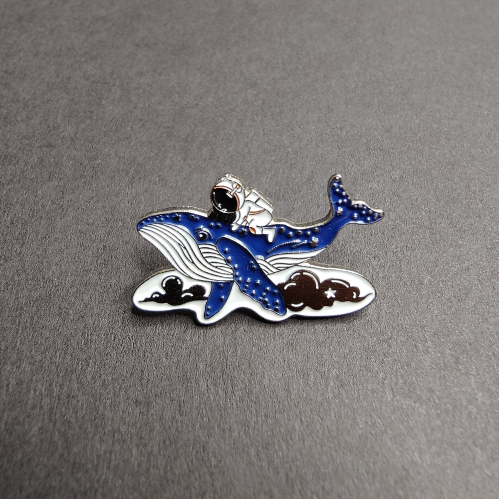 BOGO | Astronaut on a Whale Pin